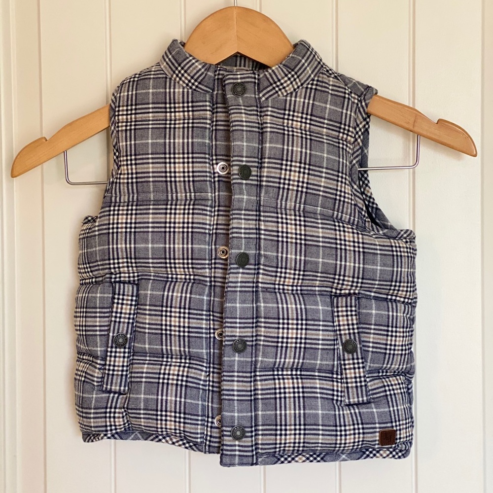 Janie and Jack Boys Cotton Puffer Vest